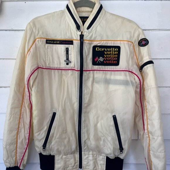 Vintage Corvette Style Auto Windbreaker - Picture 1 of 7